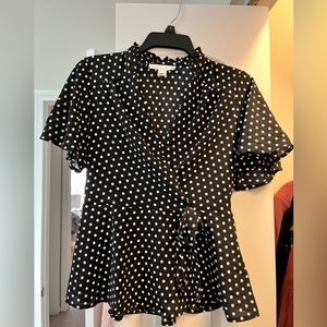 Polka dot blouse